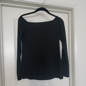 Slim Fit Stretchy Off Shoulder Long Sleeve Blouse